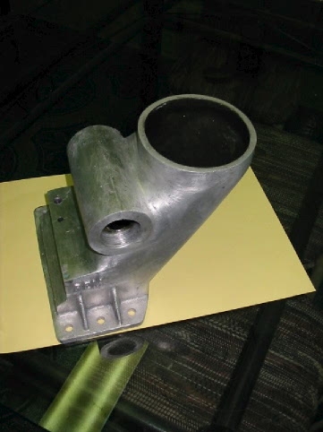 Cast aluminum component